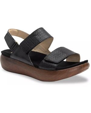 Alegria Bailee Wedge Sandal - Black