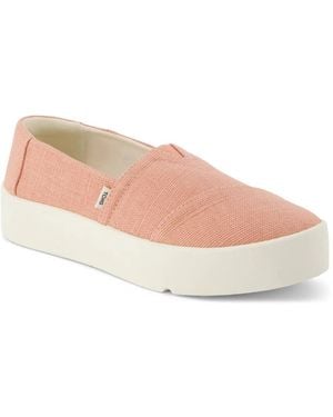 TOMS Verona Platform Slipon Sneaker - Black