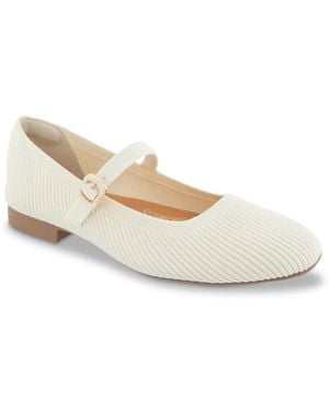 BCBGeneration Estella Mary Jane Flat - White