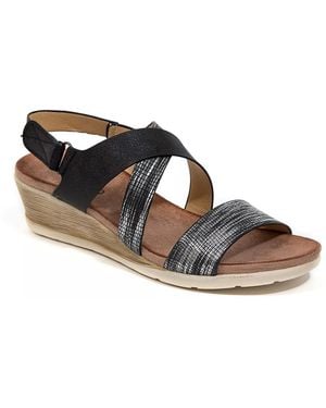 Ninety Union Panama Wedge Sandal - Black