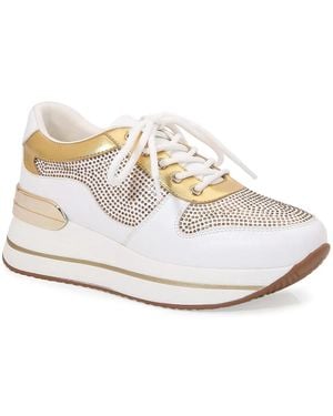 Ninety Union Dallas Wedge Sneaker - White