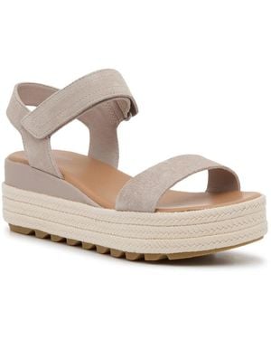 Sorel Cameron Espadrille Wedge Sandal - Black