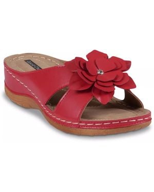 Good Choice Joy Wedge Sandal - Red