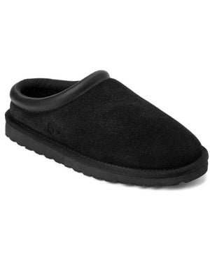 Timberland Genuine Suede Clog Slipper - Black