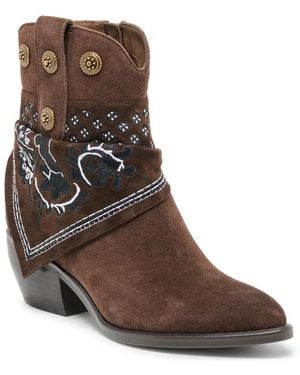 Dolce Vita Mekala Western Bootie - Brown