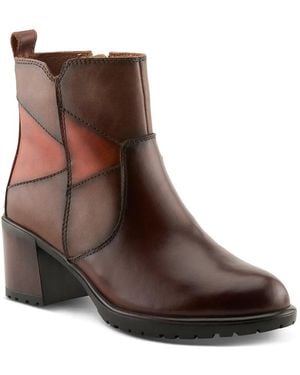 Spring Step Patchpower Bootie - Brown
