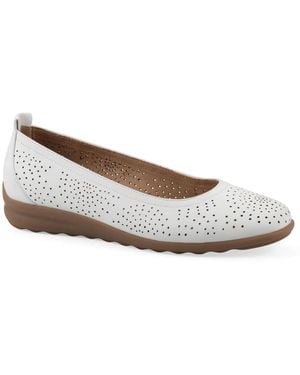 White Mountain Cortney Ballet Flat - Metallic