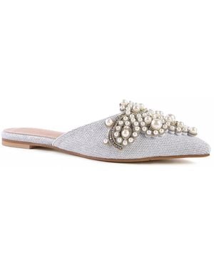 Rag & Co Astre Mule - White