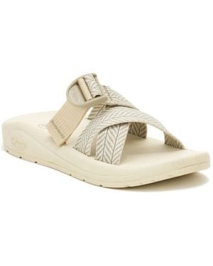 Chaco Cushz Slide Sandal - White