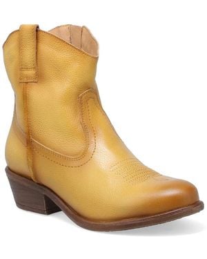 Miz Mooz Carlitos Western Bootie - Yellow