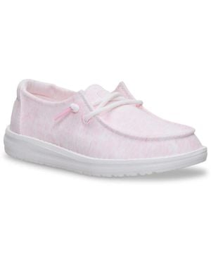 HEYDUDE Wendy Stretch Jersey Slipon - White