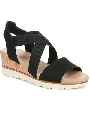 Dr. Scholls Just Cute Wedge Sandal - Black