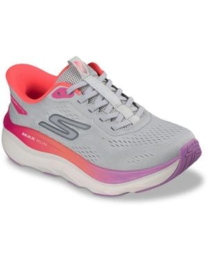 Skechers Hands Free Slipins: Max Run Sneaker - Gray