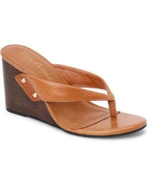 Matisse Maryland Wedge Sandal - Brown