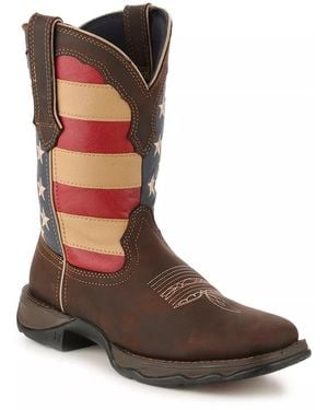 Durango Patriotic Cowboy Boot - Brown