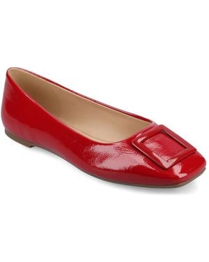 Journee Collection Zimia Ballet Flat - Red