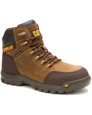 Caterpillar Resorption Waterproof Work Boot - Brown