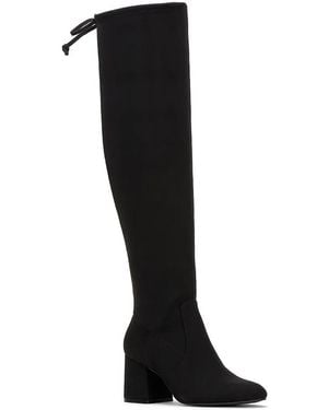 Kelly & Katie Wide Width Evanna Wide Calf Overtheknee Boot - Black