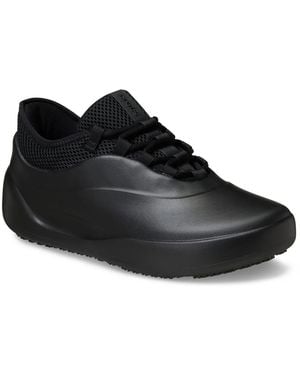 Crocs™ Bistro No Hands Work Sneaker - Black
