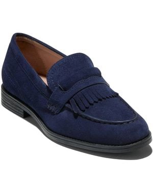 Cole Haan Stassi Kiltie Loafer - Blue