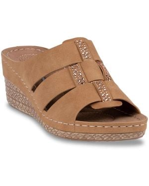Good Choice Monte Wedge Sandal - Brown