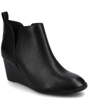 Journee Collection Mylee Wedge Bootie - Black