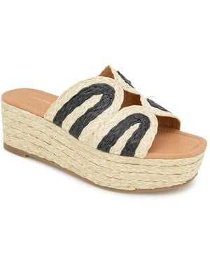 Andre Assous Serene Platform Sandal - Black