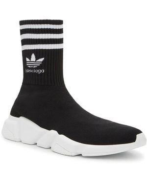 Balenciaga X Adidas Speed Hightop Sneaker - Black