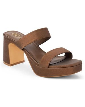 Matisse Delancey Platform Sandal - Brown