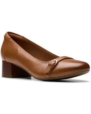 Clarks Marilyn Nora Pump - Brown