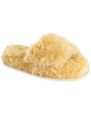 Muk Luks Orla Slide Slipper - Yellow
