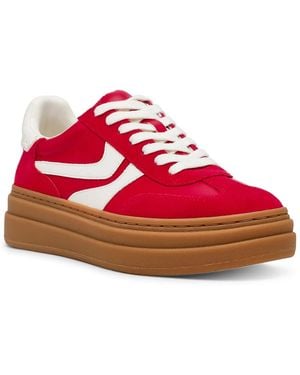 Steve Madden Dodge Platform Sneaker - Red