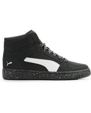 PUMA Rebound Layup Hightop Sneaker - Black