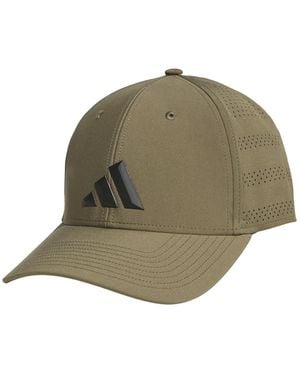 adidas Gameday 5 Stretch Fit Baseball Cap - Green
