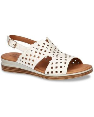 Easy Street Martella Wedge Sandal - Brown