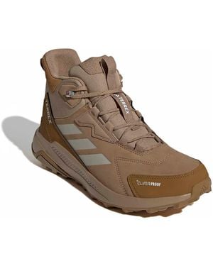 adidas Terrex Anylander Climaproof Waterproof Mid Hiking Shoe - Brown