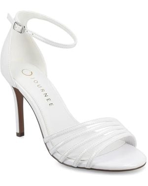 Journee Collection Felicity Sandal - White