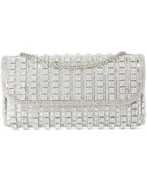 Dune Elabourate Clutch - Metallic