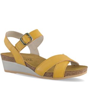 Naot Throne Wedge Sandal - Metallic