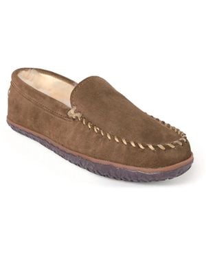 Minnetonka Sheepskin Tobie Slipper - Brown