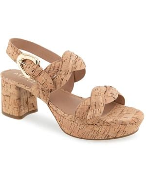 Aerosoles Camea Platform Sandal - White