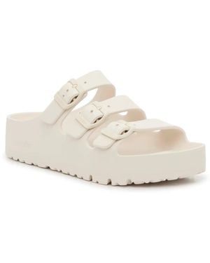 Birkenstock Papillio By Florida Eva Platform Sandak - White