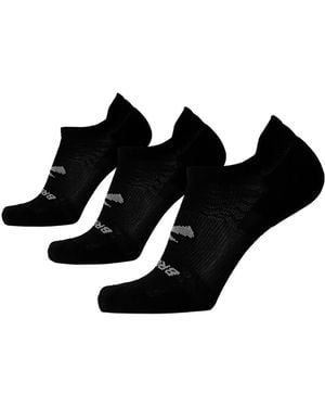 Brooks Runin No Show Socks 3 Pack - Black