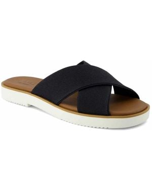 TOMS Mae Crossover Sandal - Black