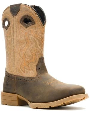 Wolverine Wheatland Steel Toe Wellington Hyperrest Work Boot - Brown