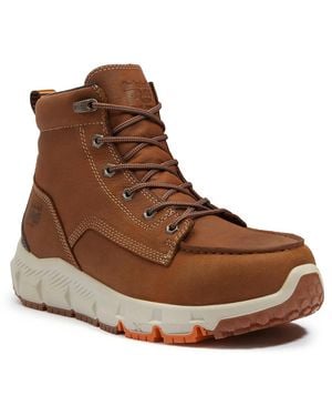 Timberland Tempe 6" Alloy Toe Work Boot - Brown