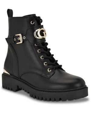 Guess Olanna Combat Boot - Black