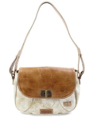 Bed Stu Elect Leather Shoulder Bag - Black