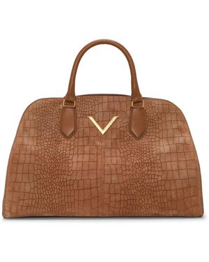 Vince Camuto Tasha Leather Dome Satchel - Brown