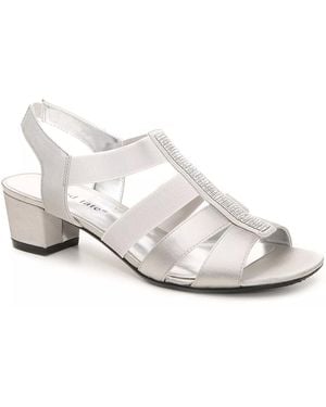 David Tate Event Gladiator Sandal - Metallic